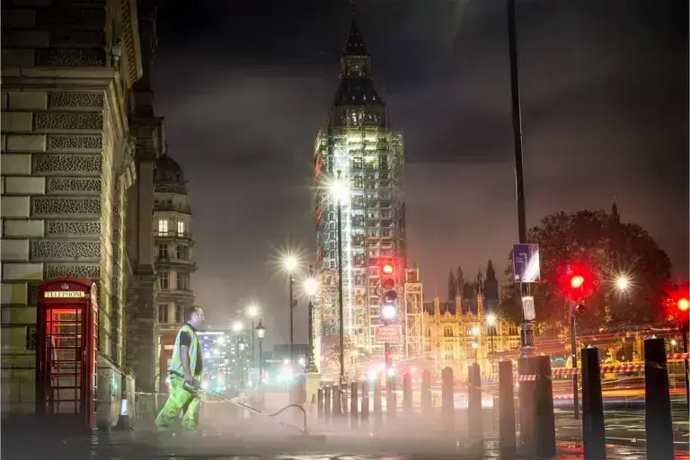 Professional pressure washing service