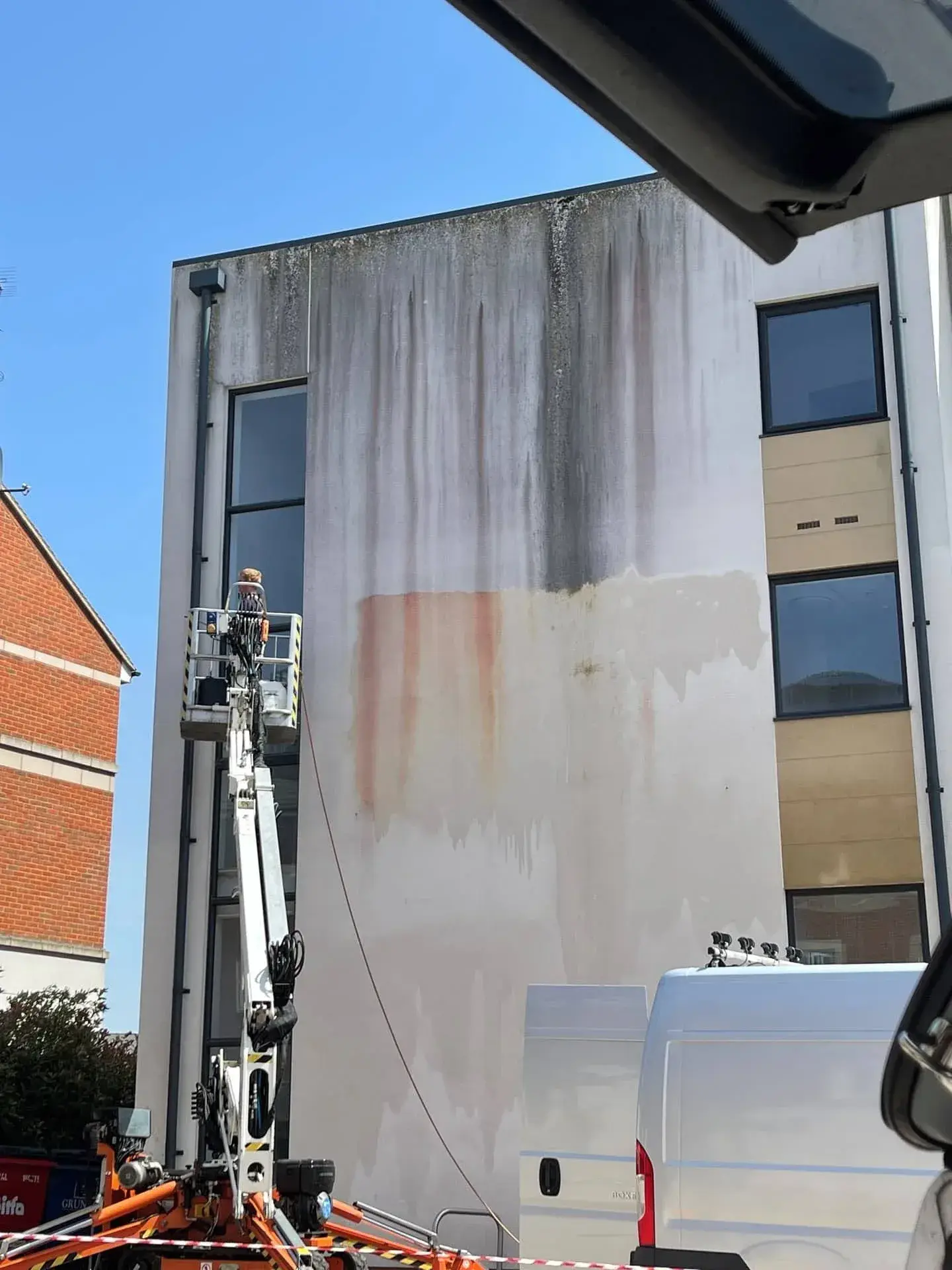 Render cleaning before and after