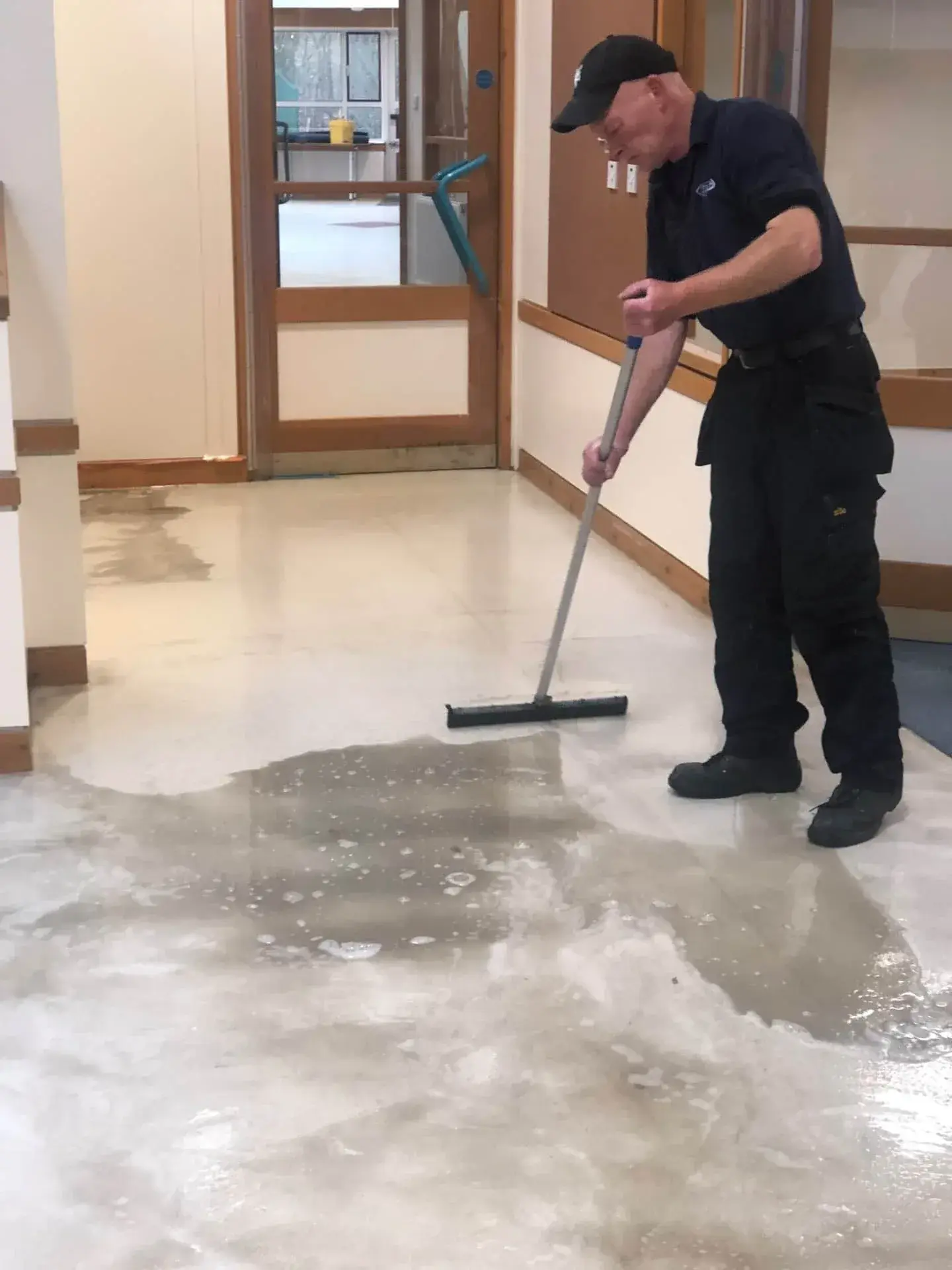 Clean commercial office environment