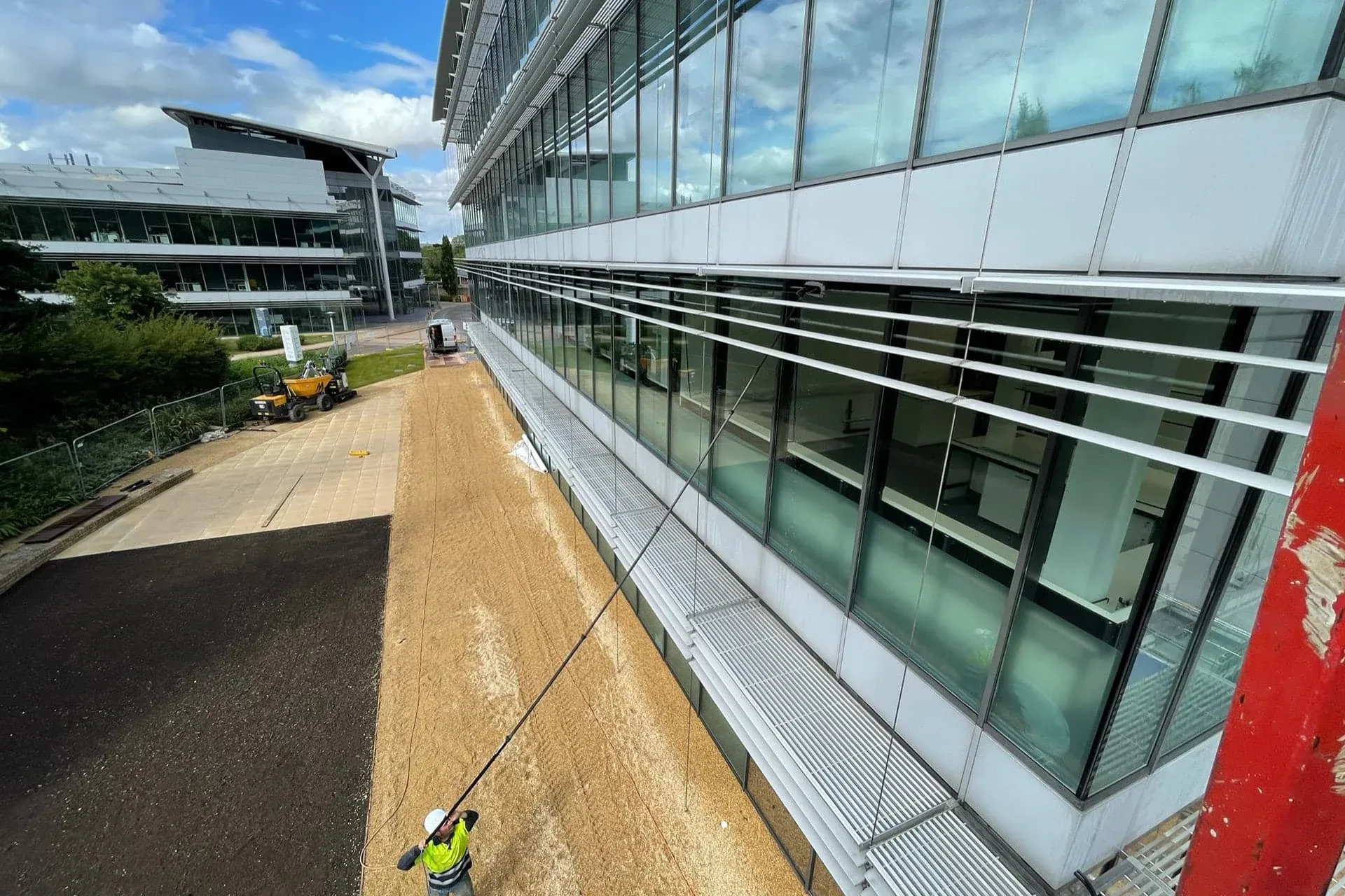 Commercial window cleaning