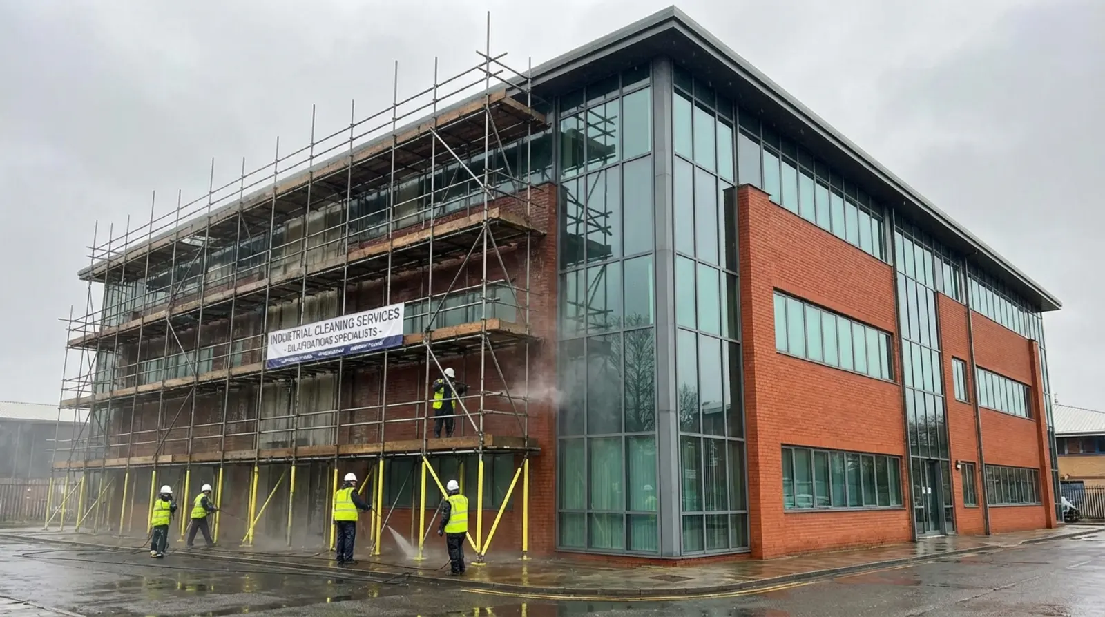 Professional dilapidations cleaning of a commercial property by DMC FM